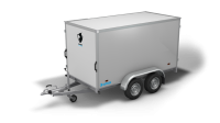 Hapert | Dichte trailer met oprijklep